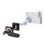 Door coupling rotary handle, black, +key lock, size 4 thumbnail 1