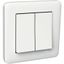Exxact rocker switch 2-circuits white project pac thumbnail 2