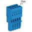 1-conductor female connector CAGE CLAMP® 4 mm² blue thumbnail 2