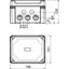 X10 LGR-TR Junction box with transparent lid 190x150x125 thumbnail 2