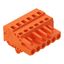 1-conductor female connector CAGE CLAMP® 2.5 mm² orange thumbnail 1