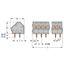 PCB terminal block 2.5 mm² Pin spacing 5/5.08 mm gray thumbnail 1