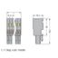 1-conductor female connector CAGE CLAMP® 4 mm² gray thumbnail 5