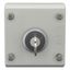 Key-operated actuator, maintained, 2 positions 0, I, Bezel: titanium, 1 NC, 1 N/O, Enclosure thumbnail 11