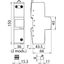 Combined arrester Type 1 + Type 2 DEHNvenCI 1-pole 255V a.c. with back thumbnail 2