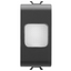ANTI SATIN BLACK-OUT LAMP - 230V ac 50/60 Hz 1h - 1 MODULE - SATIN BLACK - CHORUSMART thumbnail 1
