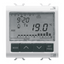 TIMED THERMOSTAT - DAILY/WEEKLY PROGRAMMING - 230V ac 50/60Hz - 2 MODULES - SYSTEM WHITE thumbnail 1