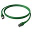 Patchcord RJ45 shielded Cat.6a 10GB, LS0H, green,   3.0m thumbnail 3