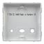 Cover plate Valena Life - source input with power supply - aluminium thumbnail 2