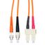 FO Patchcord Duplex SC/FC,62,5/125æm OM1, LS0H, orange, 2m thumbnail 5