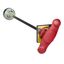 extended rotary handle, front control, Compact INS/INV 320 to 630, Compact INSJ400, red handle on yellow front thumbnail 3