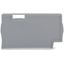 Seperator plate 2 mm thick oversized gray thumbnail 1