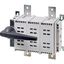 DC switch disconnector, 1250 A, 2 pole, 1 N/O, 1 N/C, with grey knob, service distribution board mounting thumbnail 3