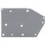 End plate snap-fit type 1.5 mm thick gray thumbnail 4