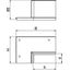 PLM CC 0410 FS Wall connection collar set for corner mounting 85x175x117 thumbnail 2