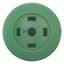 Mushroom actuator, RMQ-Titan, Mushroom, maintained, Mushroom green, Without button plate, Without, Bezel: titanium thumbnail 6