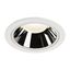 NUMINOS® DL XL, Indoor LED recessed ceiling light white/chrome 4000K 20° thumbnail 1
