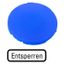 Button plate, flat blue, RELEASE thumbnail 1