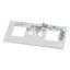 Front cover, +mounting kit, for meter 2x72 +2S, HxW=150x425mm, grey thumbnail 5