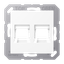 Centre plate for modular jack sockets A1569-25WEWWM thumbnail 1