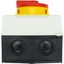 Main switch, P1, 32 A, surface mounting, 3 pole, Emergency switching off function, With red rotary handle and yellow locking ring, Lockable in the 0 ( thumbnail 25