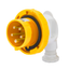 90° PLUG - IP67 - 3P+N+E 32A 100-130V 50/60HZ - YELLOW - 4H - SCREW WIRING thumbnail 1