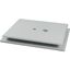 Top plate for OpenFrame, ventilated, W=800mm, IP31, grey thumbnail 3