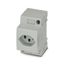 Socket outlet for distribution board Phoenix Contact EO-J/UT 250V 16A AC thumbnail 1