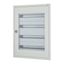 Complete flush-mounted flat distribution board with window, white, 24 SU per row, 4 rows, type C thumbnail 4