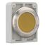 Illuminated pushbutton actuator, RMQ-Titan, flat, maintained, yellow, blank, Front ring stainless steel thumbnail 8