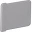 End cap made of PVC for slotted panel trunking BA6 40x25mm stone grey thumbnail 3
