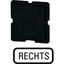 Button plate for push-button, Inscription: RECHTS, 25 x 25 thumbnail 2