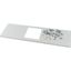 Front cover, +mounting kit, for NZM3, vertical, 3p, HxW=600x425mm, grey thumbnail 2