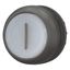 Illuminated pushbutton actuator, RMQ-Titan, Flush, maintained, White, inscribed 1, Bezel: black thumbnail 12