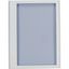 Surface mounted steel sheet door white, transparent, for 24MU per row, 5 rows thumbnail 5