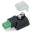 Tap-off module for flat cable 2-pole green thumbnail 2