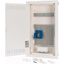 Hollow wall compact distribution board, multimedia, 3-rows, flush sheet steel door thumbnail 9