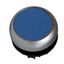 Illuminated Push-button, flat, stay-put, blue thumbnail 1