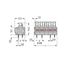 2-conductor PCB terminal block push-button 0.75 mm² gray thumbnail 1