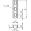 MS4121P2000FS Profile rail perforated, slot 22mm 2000x41x21 thumbnail 2