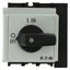 On-Off switch, P1, 40 A, service distribution board mounting, 3 pole, 1 N/O, 1 N/C, with black thumb grip and front plate thumbnail 7