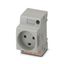 Socket outlet for distribution board Phoenix Contact EO-K/PT 250V 16A AC thumbnail 1