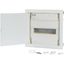 Hollow wall compact distribution board, 1-rows, super-slim sheet steel door thumbnail 1