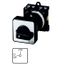 On-Off switch, T3, 32 A, rear mounting, 4 contact unit(s), 6 pole, 1 N/O, 1 N/C, with black thumb grip and front plate thumbnail 1