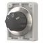 Changeover switch, RMQ-Titan, with rotary head, momentary, 3 positions, inscribed, Front ring stainless steel thumbnail 3