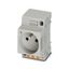 Socket outlet for distribution board Phoenix Contact EO-E/PT/SH/LED 250V 16A AC thumbnail 2