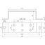 Earthing busbar StSt f. equipotential bonding with 2 x 3 terminals thumbnail 2