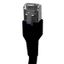 Patchcord RJ45 shielded Cat.6a 10GB, LS0H, black,   1.0m thumbnail 1