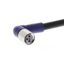 Sensor cable, M8 right-angle socket (female), 3-poles, PVC standard ca thumbnail 3