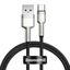 Cable USB A plug - USB C plug 1.0m black 66W Cafule BASEUS thumbnail 2